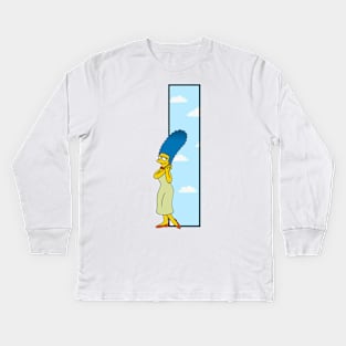 Simpsons letter Kids Long Sleeve T-Shirt